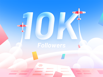 Hiwow 10k Followers 10000 aircraft colors followers hiwow sky