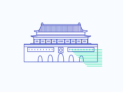 Famous Chinese architecture ui 插图