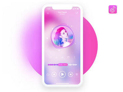 Daily practice: music player APP design