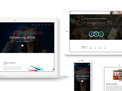 Credencys Redesign Concept landing page minimal responsive user experience web design