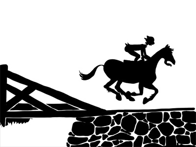 Ichabod halloween horse ichabod crane illustration silhouette sleepy hollow wip