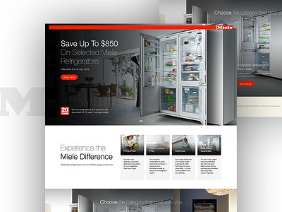 Offer Landing Page for German Appliances Brand conversion landing page offer promotion special offer