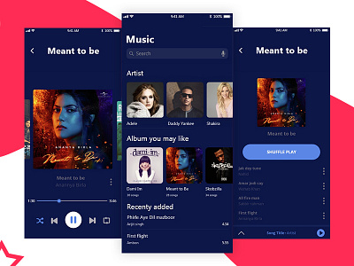 Daily UI #005 (Music App screen)