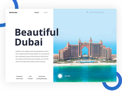 Daily UI #019 (Beautiful Series- 1 Dubai )