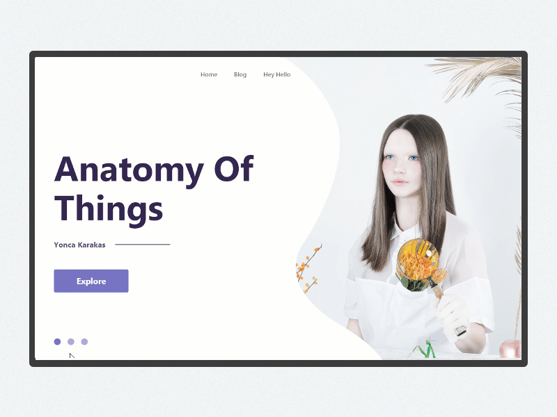 Anatomy Of Things artwork blue daily ui gif gradient intarection material shape ui ux web