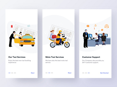 Bingo - Taxi and Moto Taxi Service App android app design cab booking app car booking app dribbbble best dribbble dribbble debut gradient ios app design logo onboarding screen ride booking ap ride sharing app taxi app taxi booking app texi booking app texi service app typography walktrough