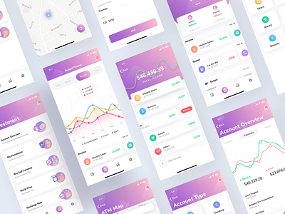 Vault - Financial App UI Kit app crypto app crypto dashboard crypto exchange currency converter dashboard design exchange rate finance financial app financial dashboard gradient ios iphone mobile app design statistics trend app ui ux ui kit vector