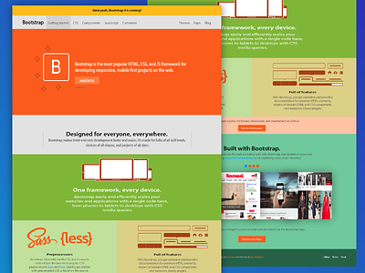Redesign Bootstrap bootstrap design web web design