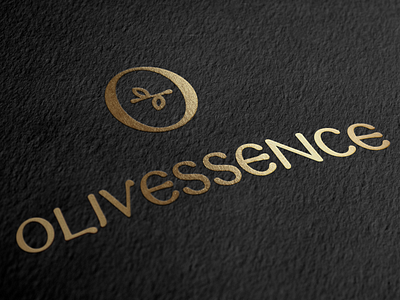 Olivessence Logo black brand brand identity branding design extra virgin gold gold foil greece greek logo logo design logodesign oil olive olive oil premium