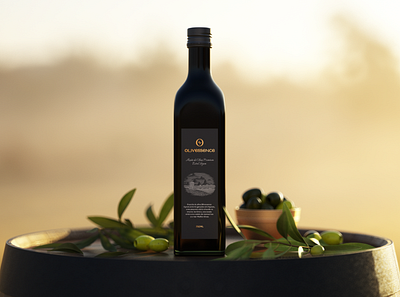Olivessence Bottle brand brand identity branding design extra virgin greece greek identity logo logo design olive olive oil olives premium visual