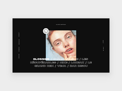 Portfolio homepage minimalism portfolio ui uidesign webdesign