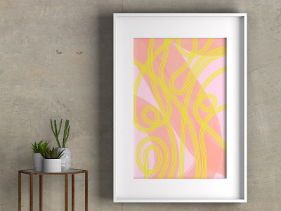 Abstract Giclée Art Prints abstract abstract design art print colorful digital illustration line lineart textures