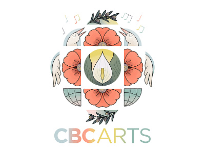 CBC Arts Featured Canadian Artist cbc cbc arts design digital digital art graphic design illustration logo