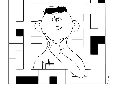 Spot Illustration - Crossword