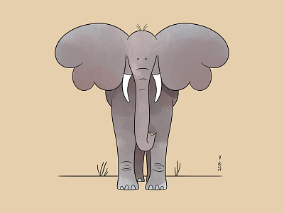 World Elephant Day animal animal illustration design editorial editorial illustration elephant graphic design illustration nature world elephant day
