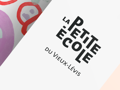 La petite école du Vieux-Lévis branding identity illustration logo pre school school