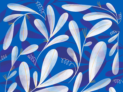 Quick surface illustration for ceramic plate blue decor digital dishware flower flower illustration frame illustration pattern print surface