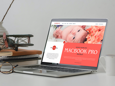 Free Website Showcase MacBook Pro Mockup