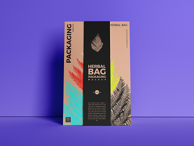 Free Herbal Bag Packaging Mockup