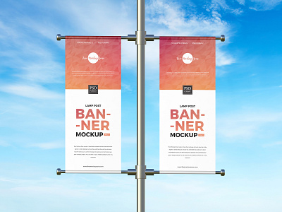 Free Lamp Post Banner Mockup banner mockup banners mockup branding download free free mockup freebie identity mock up mockup mockup design mockup free mockup psd mockups print psd stationery template