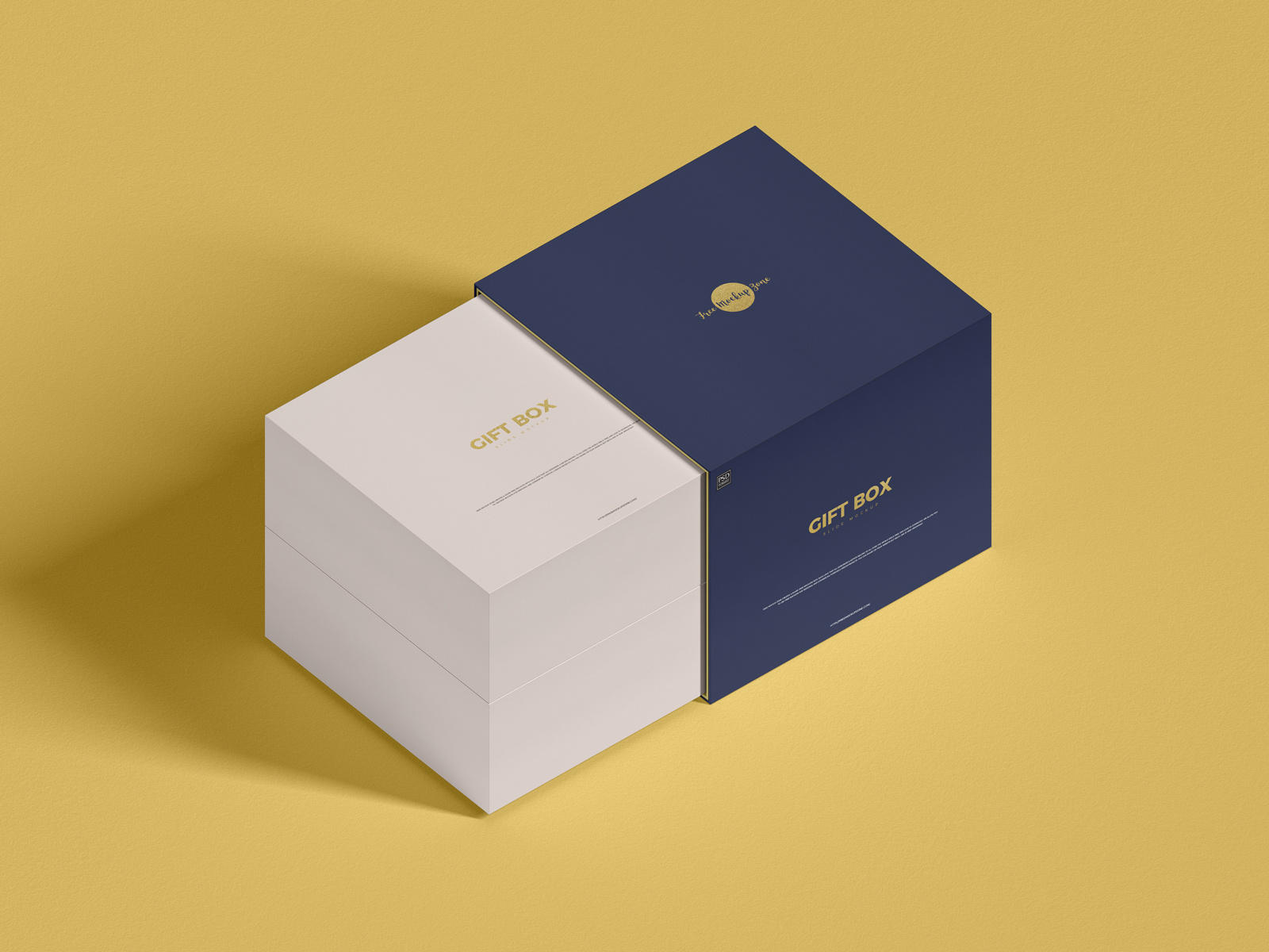 Download Free Gift Box Mockup By Free Mockup Zone On Dribbble PSD Mockup Templates