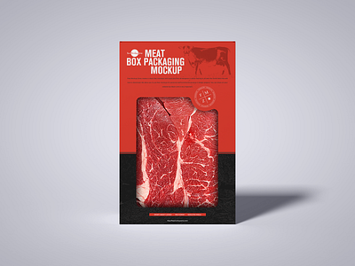 Download Free Meat Cutout Box Mockup By Free Mockup Zone On Dribbble