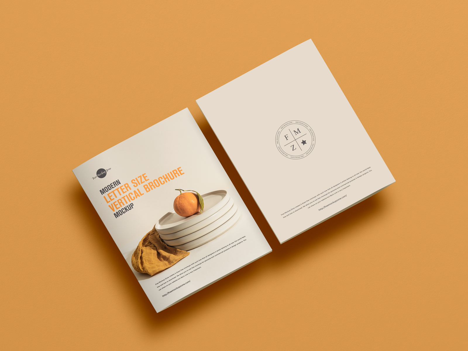 Download Free Letter Size Brochure Mockup By Free Mockup Zone On Dribbble