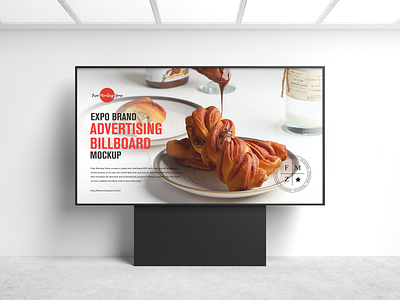 Free Expo Brand Advertising Billboard Mockup