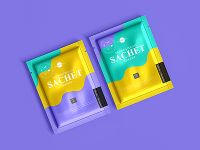 Download Free Modern Pouch Sachet Mockup By Free Mockup Zone On Dribbble