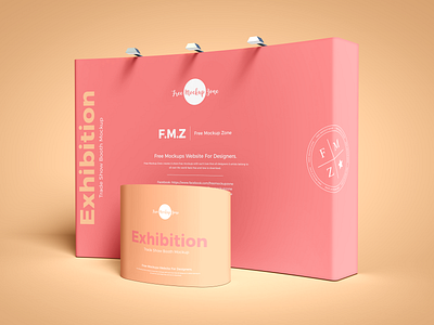 Download Free Exhibition Trade Show Booth Mockup By Free Mockup Zone On Dribbble
