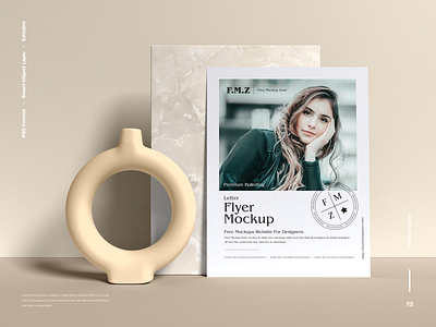 Free Branding Flyer Mockup