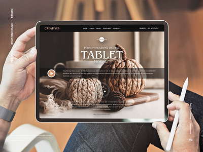 Free Digital Tablet Mockup tablet mockup