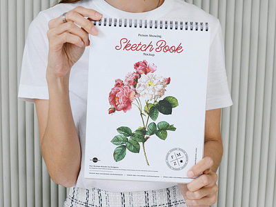 Free Sketch Book Mockup sketch book mockup