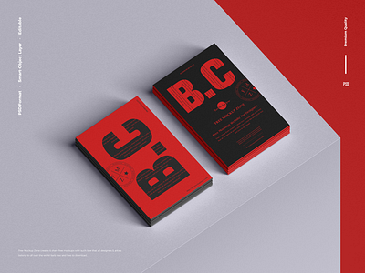 Free Stack of Business Card Mockup business card mockup