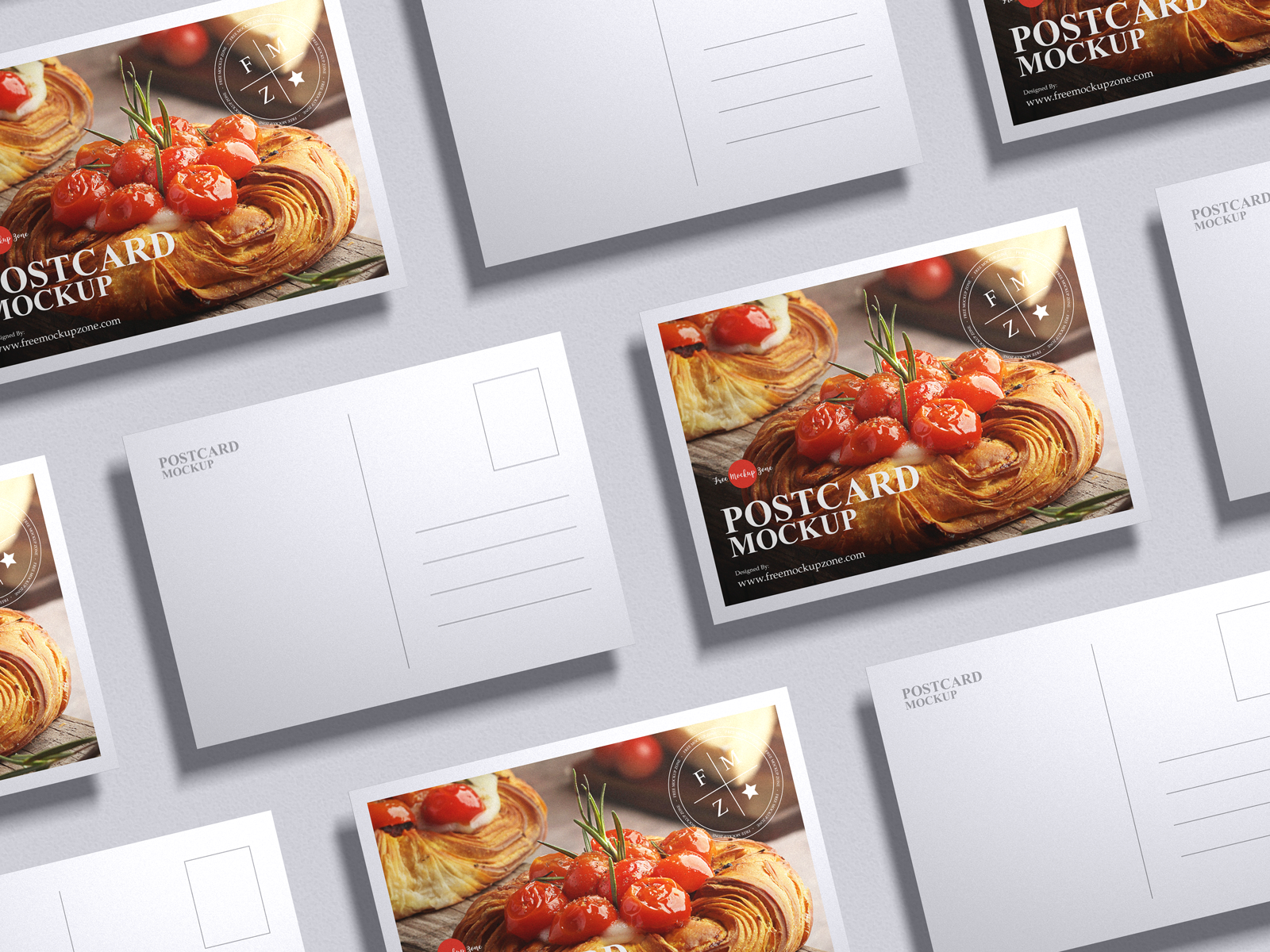 Postcards mockup