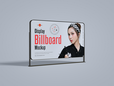 Free Display Billboard Mockup poster mockup