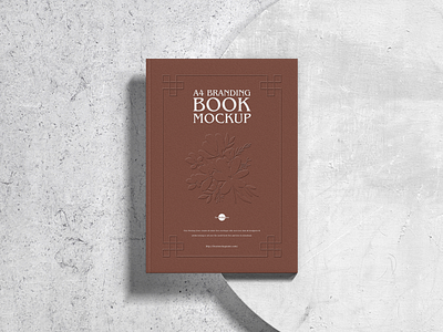 Free A4 Book Mockup book mockup