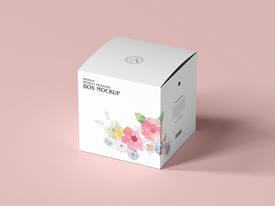 Free Premium Product Box Mockup