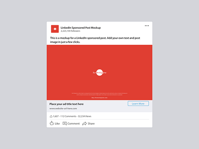 Free LinkedIn Mockup linkedin mockup