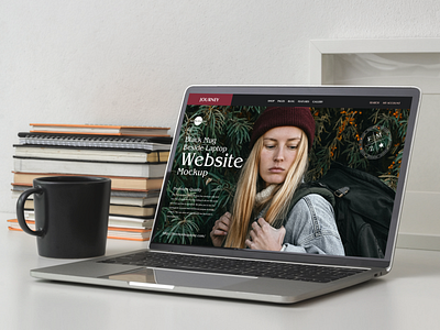 Free Laptop Website Mockup