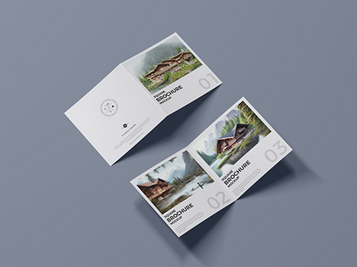 Free Square Brochure Mockup brochure mockup