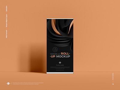 Free Premium Roll Up Mockup