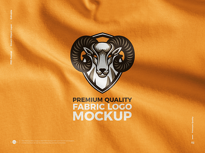 Free Fabric Logo Mockup logo design