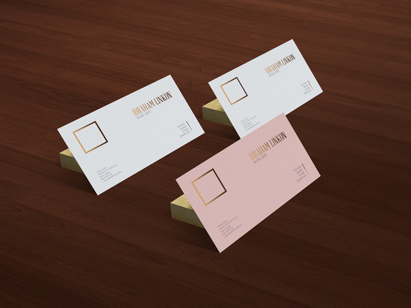 Download Freebie | Business Card On Wooden Floor Mockup by Free ...