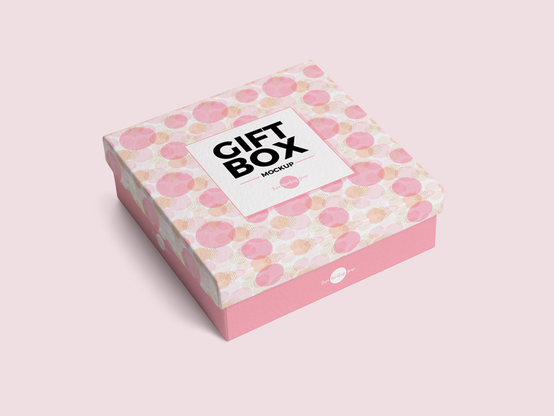 Download Free Gift Box Mockup Psd 2018 by Free Mockup Zone on Dribbble