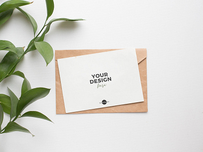 Free Invitation Card Mockup