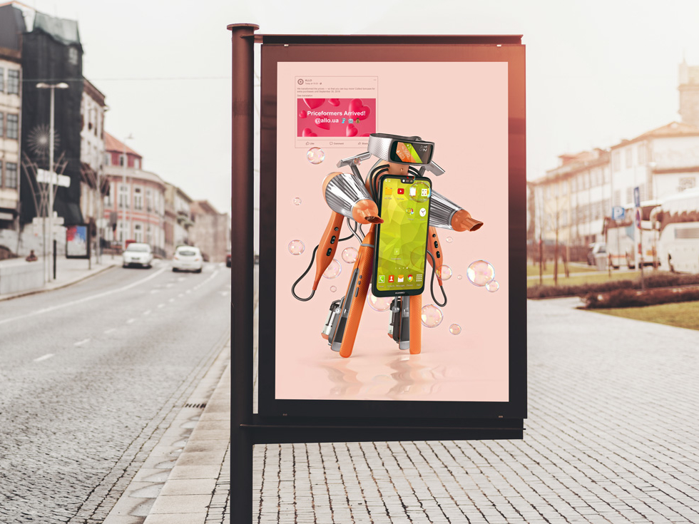 Download Free Roadside Advertising Banner Mockup Psd by Free Mockup Zone on Dribbble