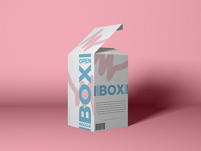 Free Packaging Open Box Mockup PSD box mockup branding free mockup free psd mockup freebie mockup mockup free mockup psd mockup template packaging packaging mockup psd psd mockup