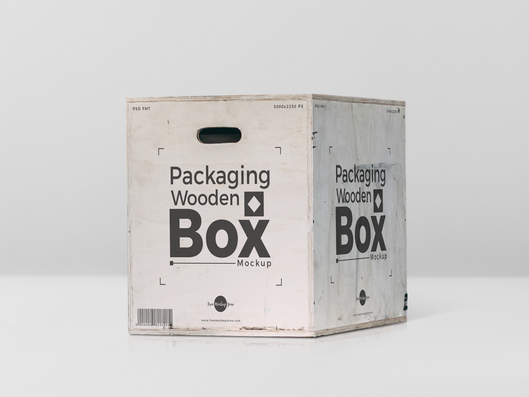 Download Free Packaging Wooden Box Mockup PSD by Free Mockup Zone ...