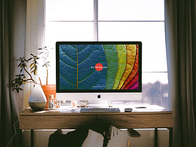 Free Interior Designer Workstation iMac Pro Mockup PSD
